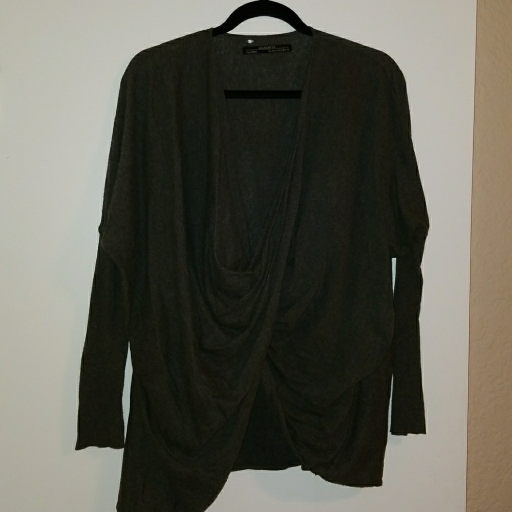 Grey Shrug Cardigan
